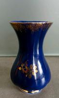 DDR VASE COBALT GOLD GOLDRAND BLUMENVASE Sachsen - Erlau Vorschau