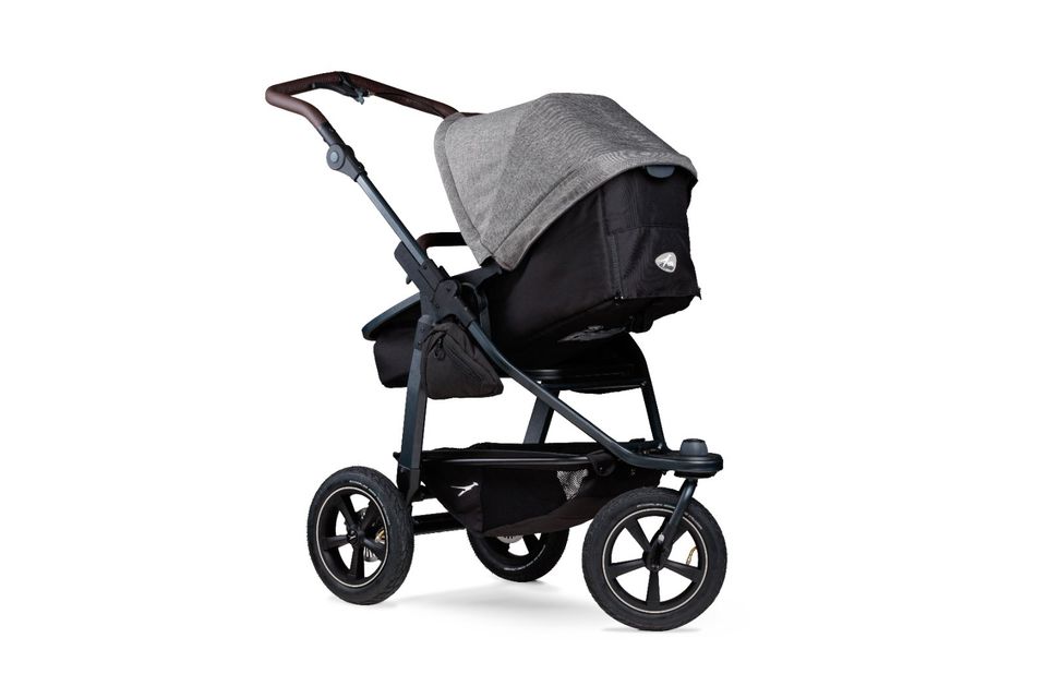 TFK Mono 2 - 2in1 Kombi-Kinderwagen - Luftreifen - Premium Grau - GRATIS XXL-Zubehörpaket - NEU in Fulda