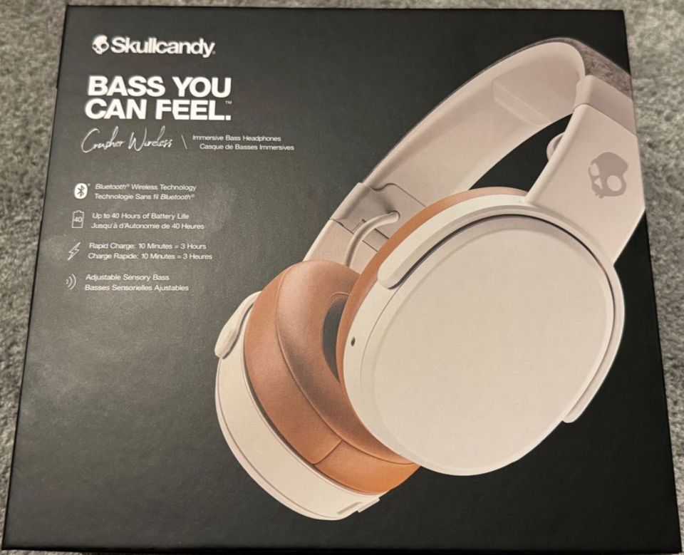 Skullcandy Crusher Over-Ear Wireless-Kopfhörer mit Sensory Bass in Bochum