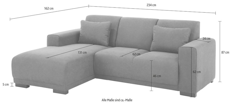 Ecksofa in Struktur "Creme" Neu in Dresden