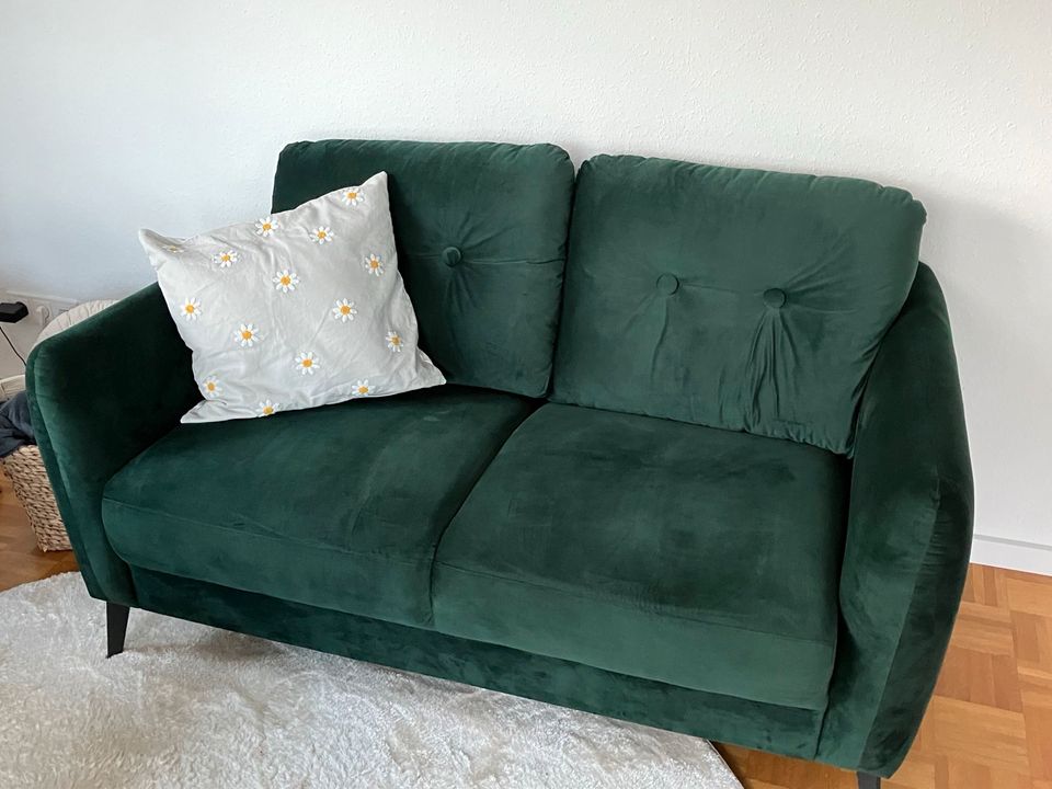 Sofa, Sitzgarnitur dunkelgrün in Wedemark