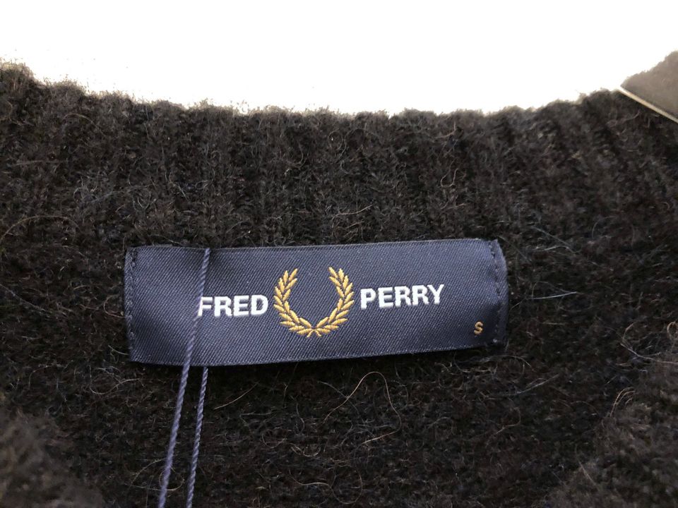 Fred Perry Bold Stripe Alpaca Blend Jumper Gr. S Pullover in Berlin