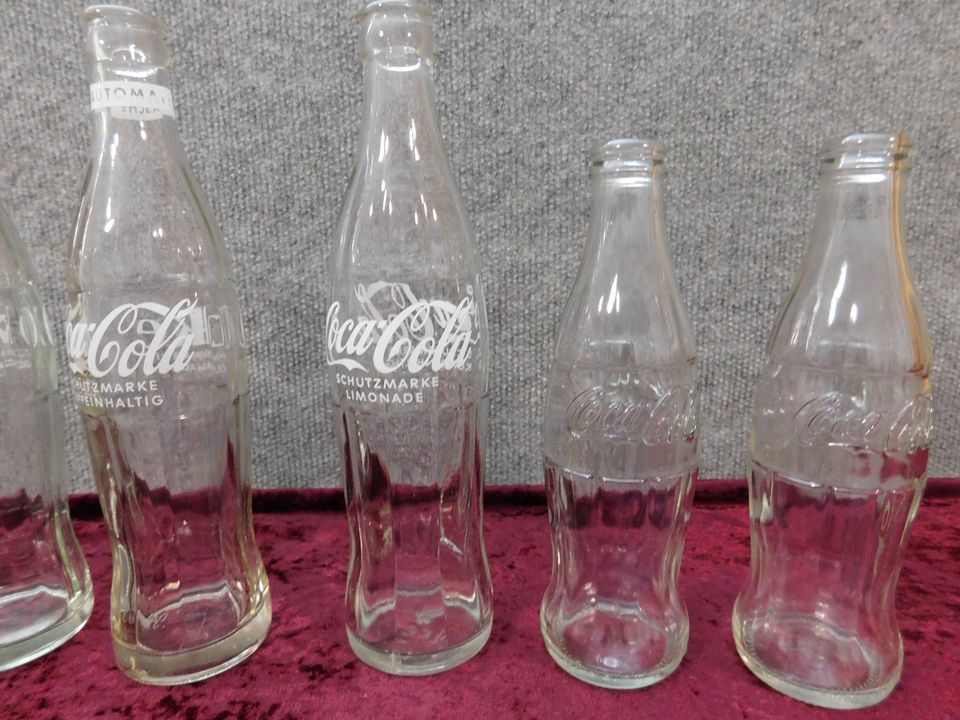 6 alte Coca Cola Flaschen – Vintage in Waldfischbach-Burgalben