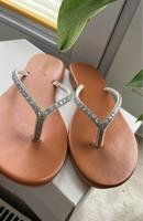 Flip flops Neu Gr.36 braun Silber Glitzer Damen Nordrhein-Westfalen - Senden Vorschau