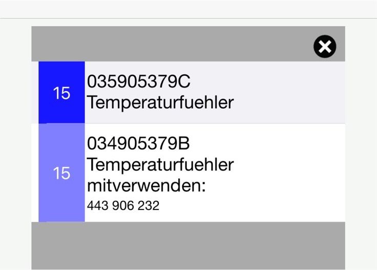 NEU Ansaugluft Temperatur Sensor 034905379B AAN ABY 3B MC ADU in Bredstedt