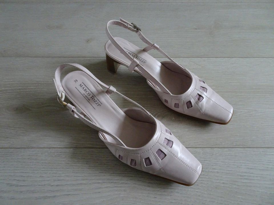 TOP ☆ Marco Tozzi Pumps Absatzschuhe Gr. 39 ☆ zart rosé in Tann