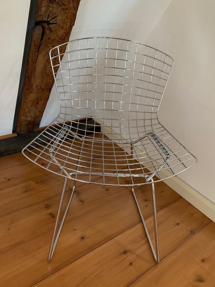 Drahtgitterstuhl nach Knoll Bertoia Side Stuhl als Replica in Leer (Ostfriesland)