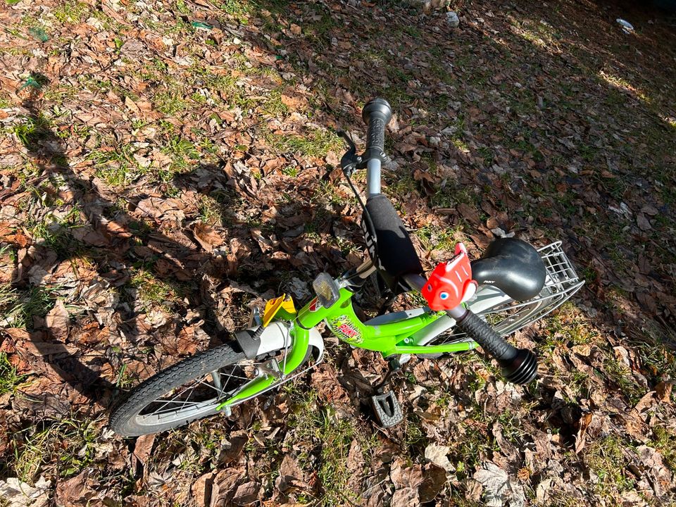 Quitschgrünes PUCKY Kinderrad 18 Zoll in Schwangau