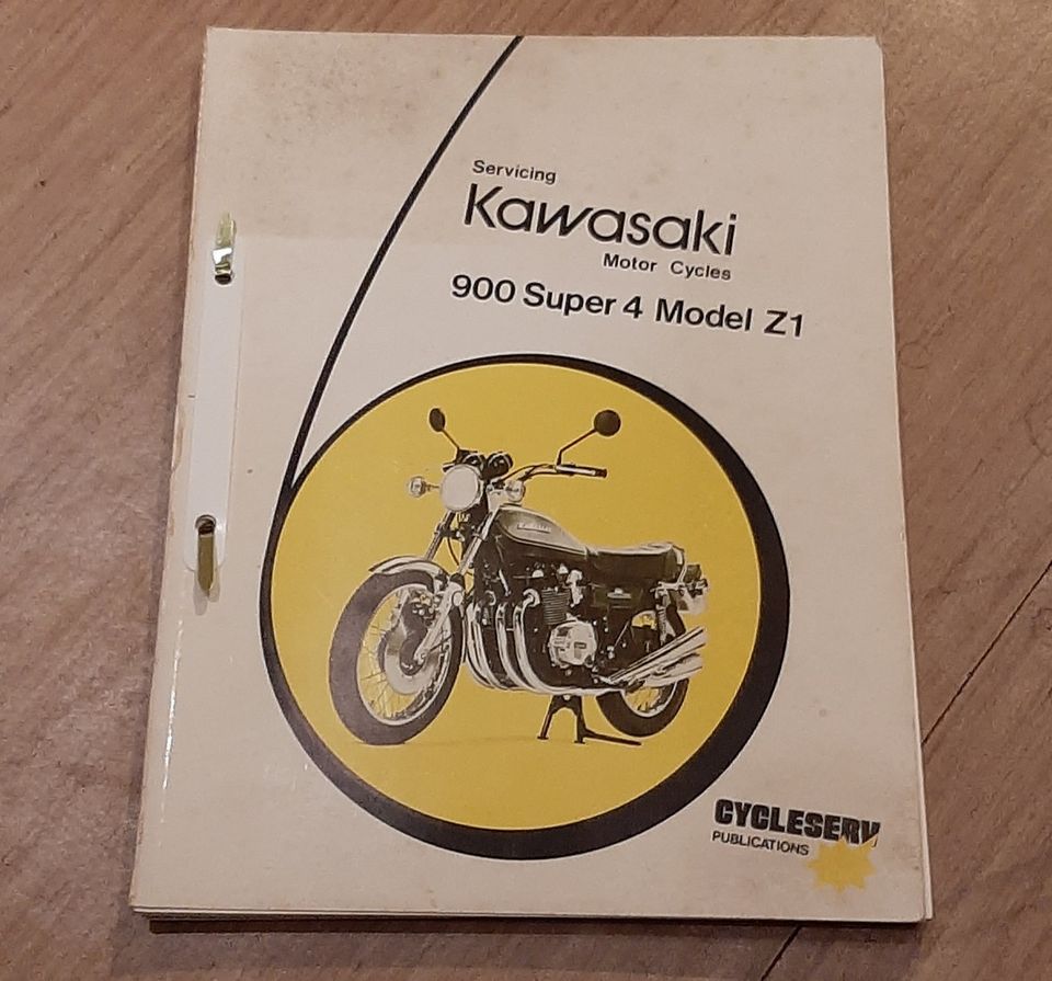 Kawasaki Z1 Z900 Z1000 Werkstatthandbuch Bucheli Haynes Cycleserv in Stuttgart