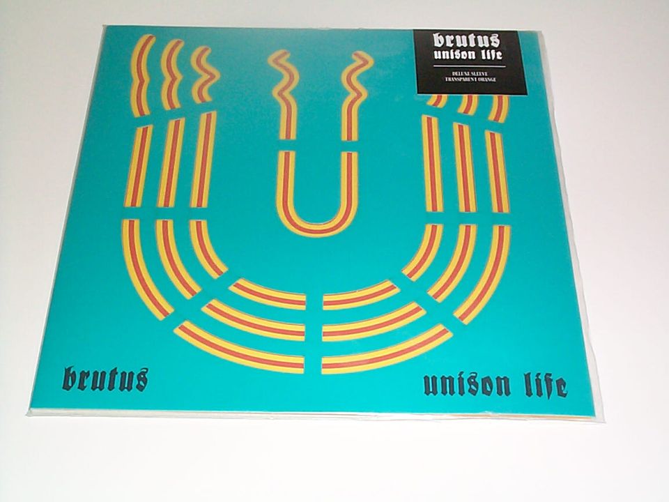 LP Brutus - Unison Life  Deluxe Sleeve Transparent Orange Vinyl in Soest