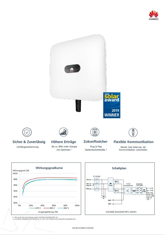 Huawei Komplettset: SUN2000-8KTL-M1+LUNA 5kWh Speicher+Smartmeter in Dresden