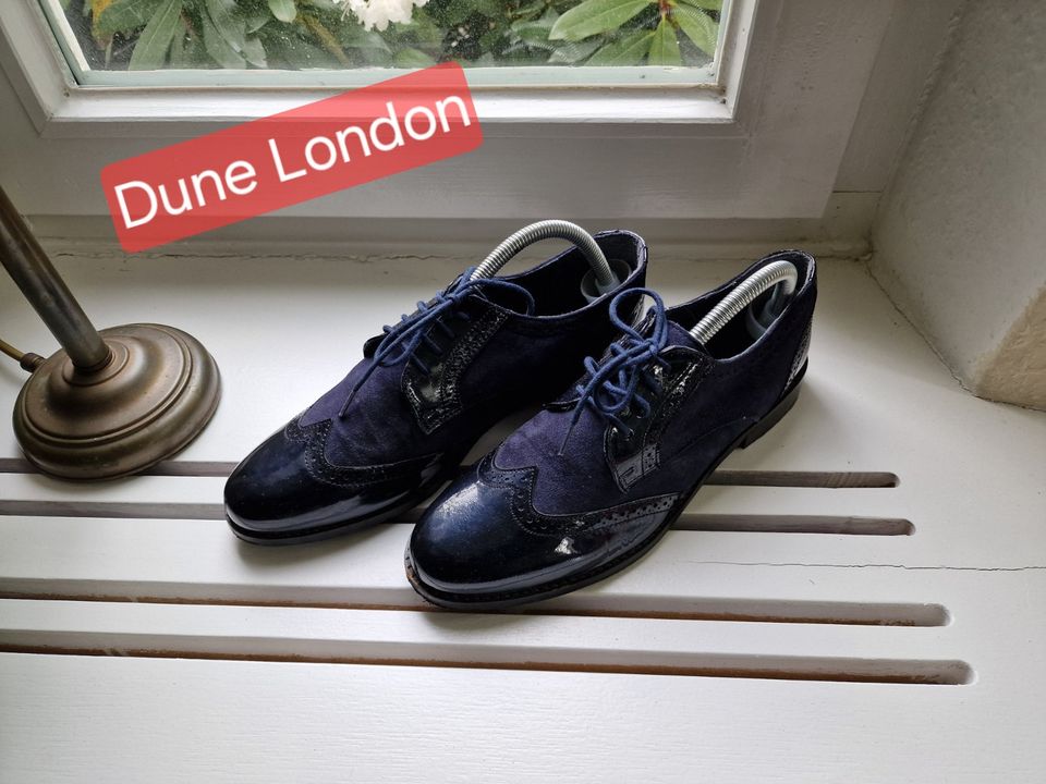 DUNE London  Schnürer Brogues Budapester Gr. 40 Lederschuhe edel in Neumünster