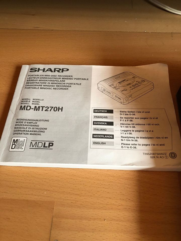 Sharp minidisc Player Set mit minidiscs in Essen