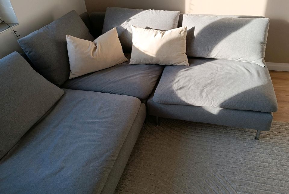 Ikea Söderhamn Ecksofa 4-sitzig Tonerud grau - wie neu! in Schmelz