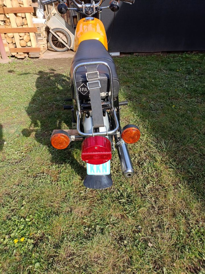 Simson S51 Deutsche Maschine! KEIN (Re)Import! 60kmh Zulassung in Wallhausen (Helme)