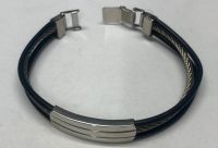 Armband Kautschuk, Edelstahl mit Verschluss C3 Bayern - Freilassing Vorschau