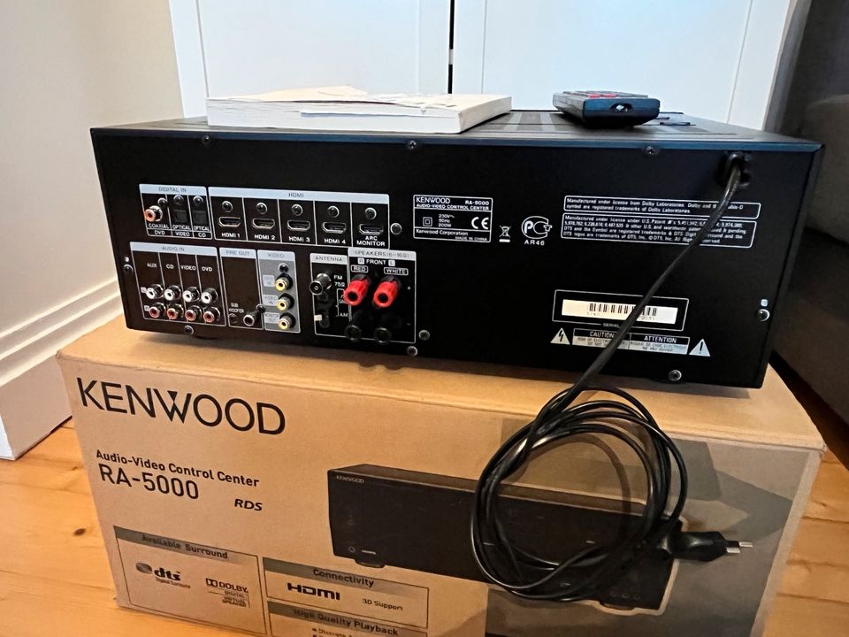 Kenwood RA-5000 2.1 AV Stereo Receiver 2x120Watt OVP in Mohrkirch
