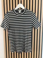 H&M T-Shirt gerippt gestreift Gr. M Stehkragen Bremen - Vegesack Vorschau