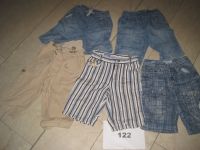 6x kurze Hose 122 Junge Paket Shorts Zwillinge H&M Auto TCM Jeans Hessen - Hüttenberg Vorschau