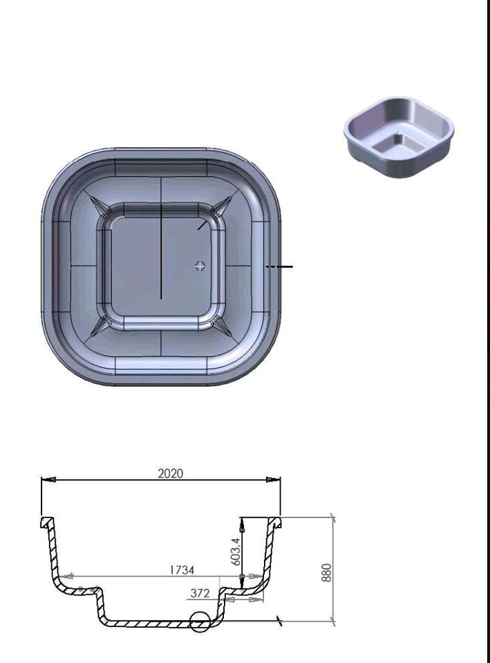 Hot Tub Jacuzzi Acryl Whirlpool Badefass Badebottich Badezuber in Hamburg