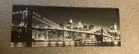 Glasbild New York Skyline bei Nacht 80x30 Niedersachsen - Wunstorf Vorschau