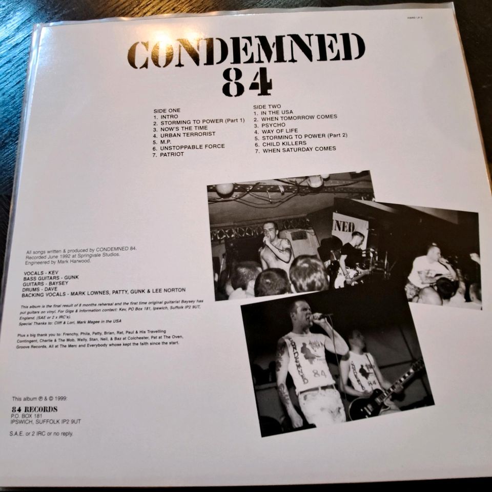 Condemned 84  storming to power Oi Punk Skin in Finsterwalde