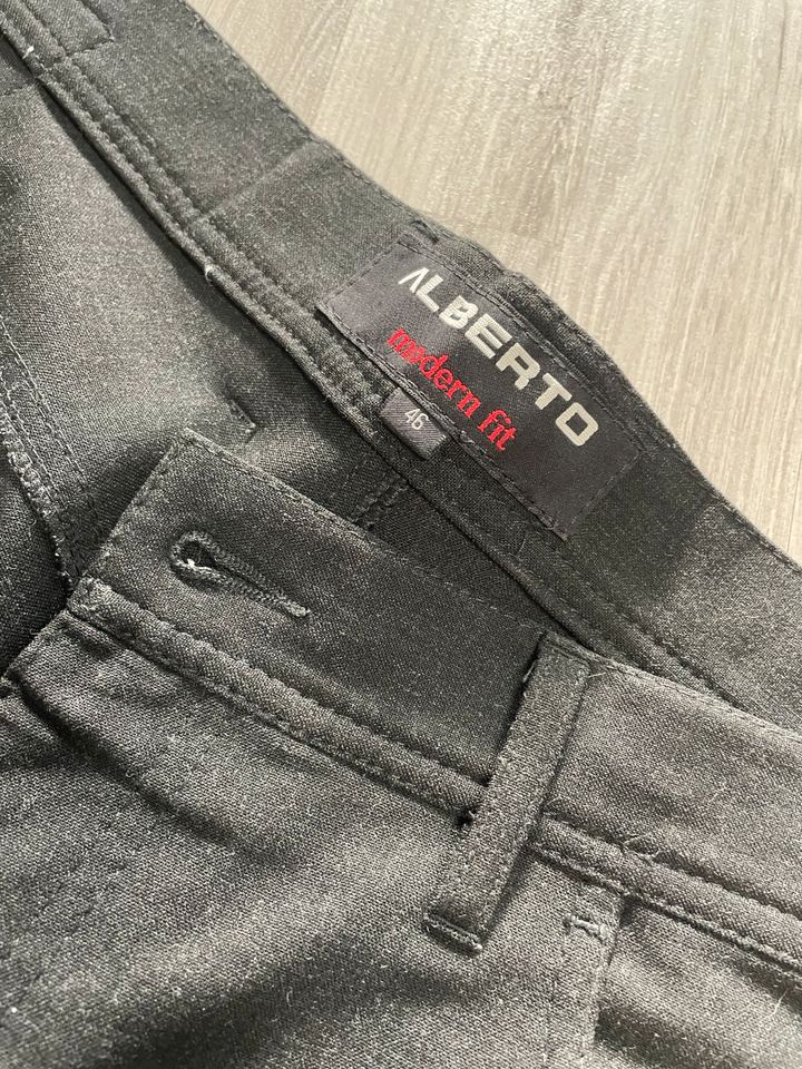 2 x Herren Hosen von Alberto Ceramica in 46 comfort fit je in Dinslaken