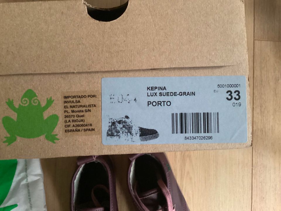 Neu OVP El Naturalista Bio Leder Schuhe 33 Aubergine lila in Berlin