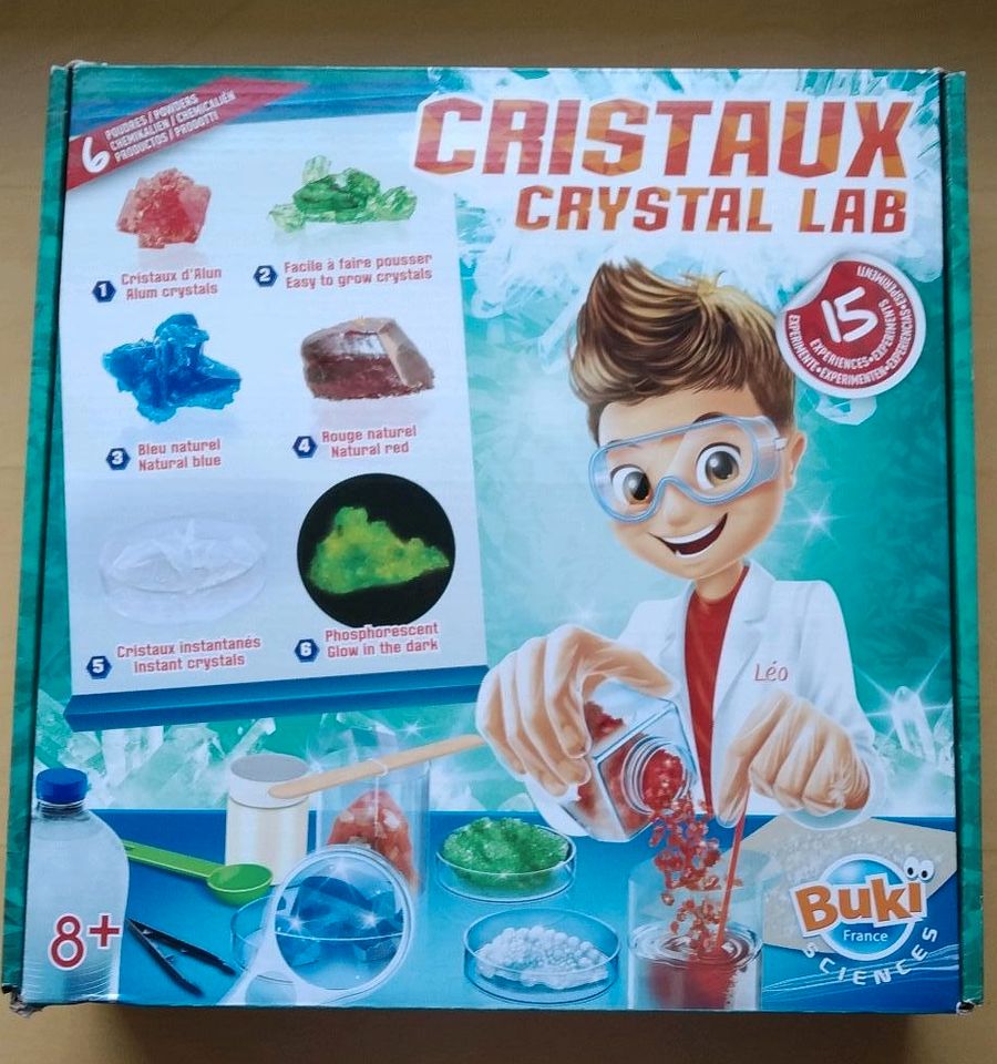 Buki Christaux Crystal Lab 8+ Experimente Kristalle Labor *NEU*! in Zossen