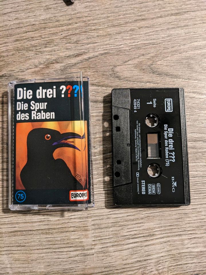 Die Drei Fragezeichen MC Kassette Folge 75 Die Spur des Raben TOP in Burg (Dithmarschen)