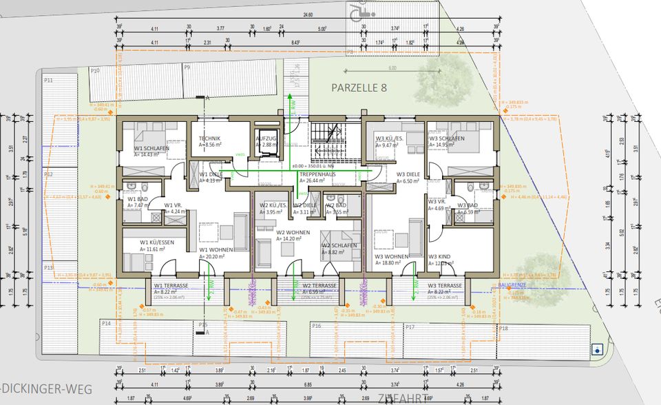 OH--67-23-W9 Reserviert- Neubau - Energieeffiziente 3-Zimmer-Eigentumswohnung  in Nittenau in Nittenau