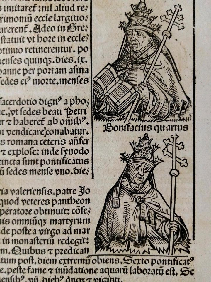 ORIG 540 Jahre 1493 Mittelalter Chronica 1-A Erhalt Dürer Epoche in München