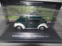 DE AGOSTINI VW KÄFER 1200 POLIZEI MODELLAUTO 1:43 SAMMLER MODELL Hessen - Fulda Vorschau