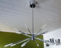 Space Age Sputnik verstellbare Deckenleuchte Honsel 70er WZ Lampe Nordrhein-Westfalen - Ense Vorschau