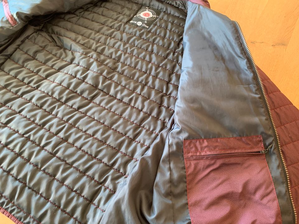 Steppjacke - Gate One - Herren- Bluson  – weinrot  Gr. 50/L in Sindelfingen