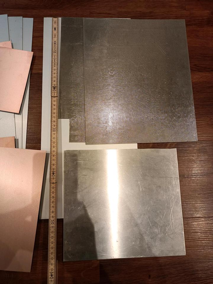 Kupfer kaschierte Platinen,  Aluminium kaschierte Lochplatten in Willanzheim