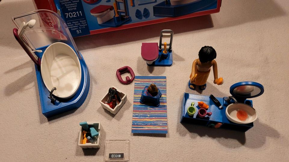 Playmobil Dollhouse 70211 Badezimmer Spielzeug OVP in Buchholz