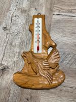 Retro Thermometer mit Schnitzerei aus dem Erzgebirge Hessen - Dietzenbach Vorschau