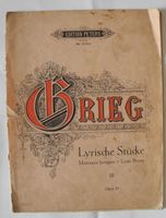 Noten, Grieg; Lyrische Stücke; Band III Opus 43; Edition Peters Rheinland-Pfalz - Neustadt an der Weinstraße Vorschau