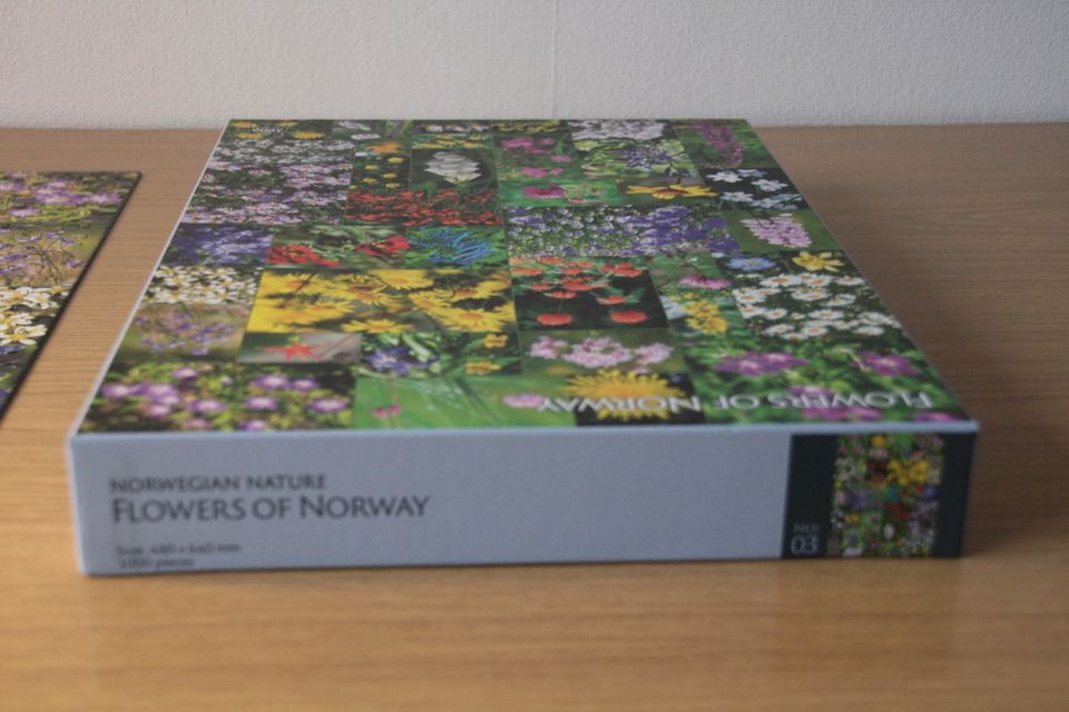2x 1000 Teile Puzzle Birds/ Flowers of Norway Je 12 € in Cölbe