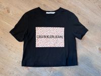Cropped T-Shirt schwarz Calvin Klein Jeans Gr. S Bayern - Weißenburg in Bayern Vorschau
