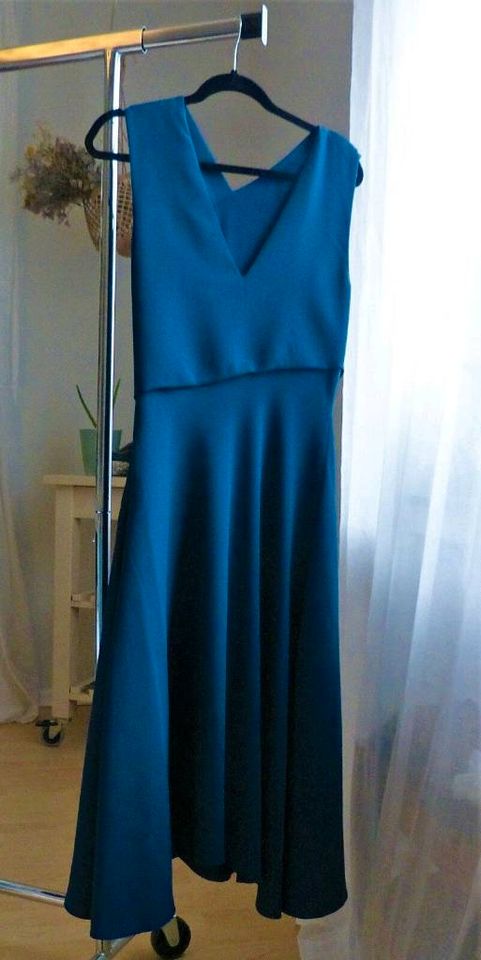 NEU Reiss Marling Kleid festlich blau grün Hochzeitsgast in Coesfeld