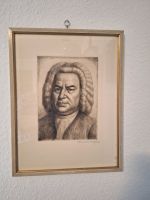 alter Kunstdruck Radierung Johann Sebastian Bach 30-40 cm Düsseldorf - Angermund Vorschau