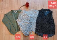 H&M Strickjacke und Blusen (Punkte) in 170 / S Bayern - Stephanskirchen Vorschau