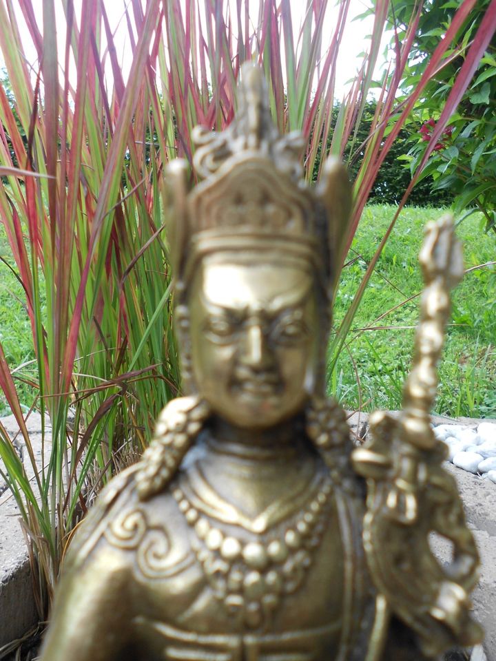 Buddha Messing/Bronze 17cm 644gr Tibet Nepal China in Hergensweiler