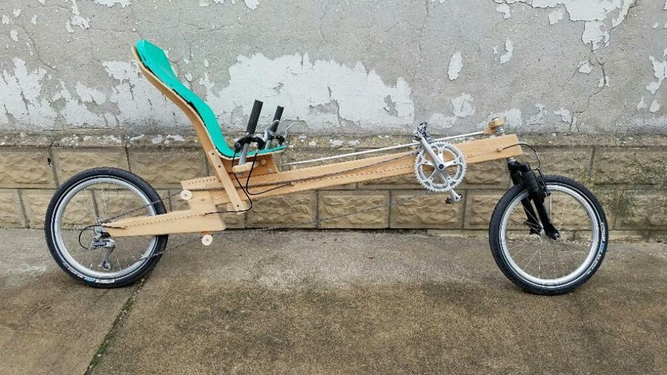 Projekt Liegerad aus Holz, Langlieger, Fahrrad, Holzrad, Unikat in  Sachsen-Anhalt - Zeppernick | eBay Kleinanzeigen ist jetzt Kleinanzeigen