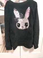 Sweatshirt fleece Hase schwarz Gr. 128 Sachsen-Anhalt - Magdeburg Vorschau