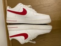 Nike Air Force 1 Weiß Rot Größe 46, sehr guter Zustand München - Milbertshofen - Am Hart Vorschau
