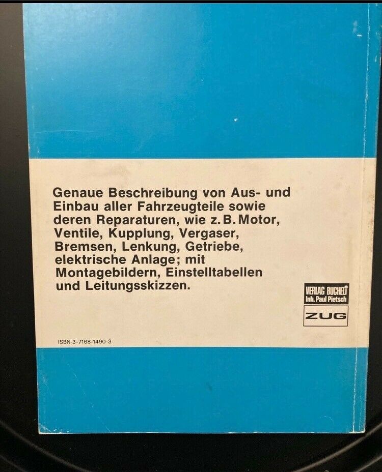 Reparaturanleitung 410 - AUDI 80 / 1,3 Liter ab August 1978 in Wolfsburg