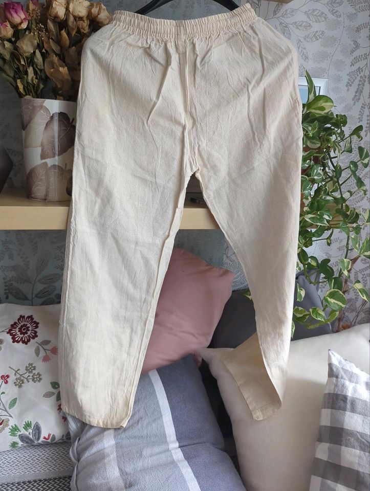 Damen Hose für Sommer Gr S 100%cotton Made in Nepal in Duisburg